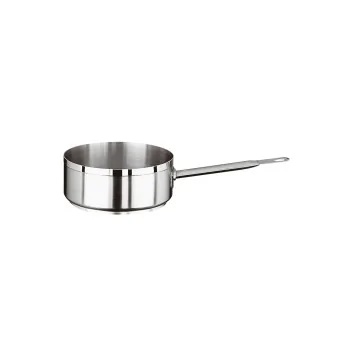 Paderno Grand Gourmet Stainless Steel Saute Pan - 2 5/8 qts - D: 7 7/8" H: 3 1/8"