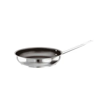 Paderno Grand Gourmet Stainless Steel Frying Pan Non-Stick - D: 14 1/8" H: 2 3/8"
