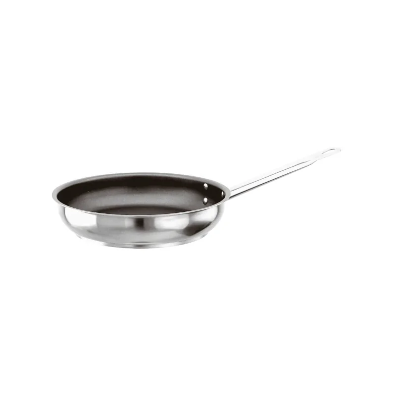 Paderno Grand Gourmet Stainless Steel Frying Pan Non-Stick - D: 14 1/8" H: 2 3/8"