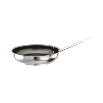 Paderno Grand Gourmet Stainless Steel Frying Pan Non-Stick - D: 15 3/4" H: 2 3/8"