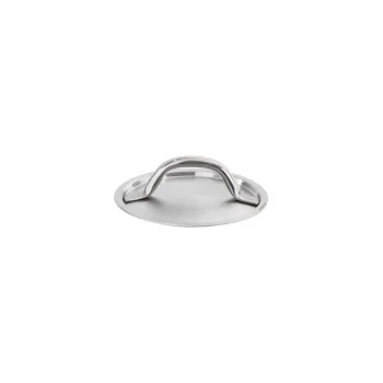 Paderno Grand Gourmet Stainless Steel Lid - D: 5 1/2" H: 3 1/2"