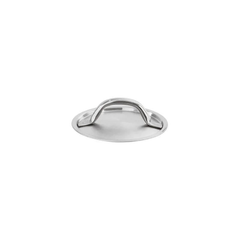 Paderno Grand Gourmet Stainless Steel Lid - D: 15 3/4" H: 3 1/2"