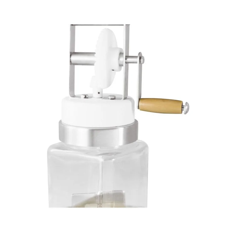 Glass Butter Churn - 1 2/3 qts - 4 1/2" x 4 1/2" x 15 ¾”