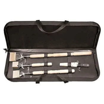 Stainless Steel Four Piece Ice Chisel Set - 30" x 6 1/2"