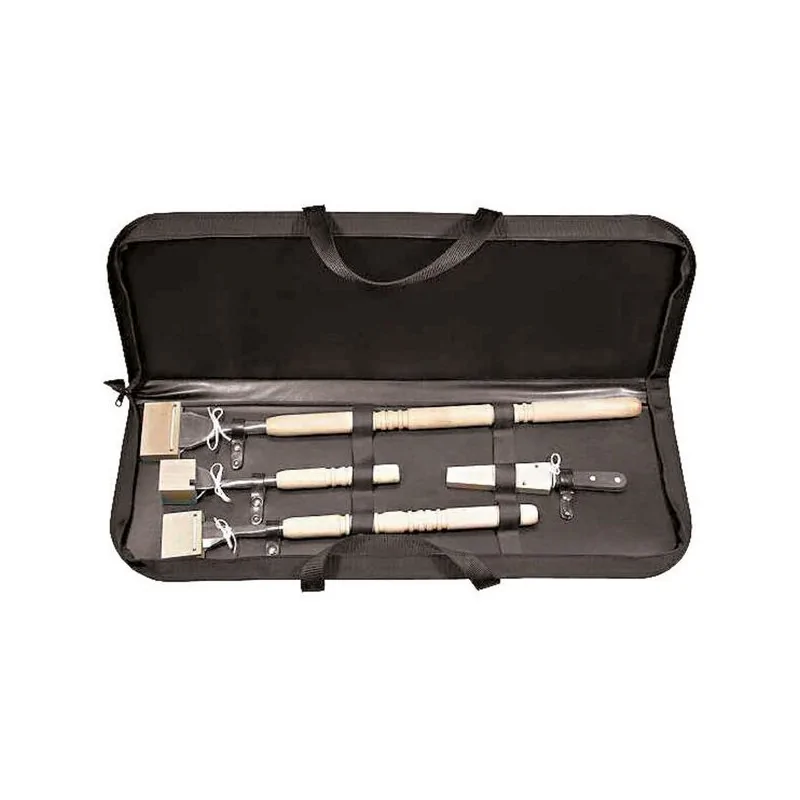 Stainless Steel Four Piece Ice Chisel Set - 30" x 6 1/2"