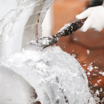 Stainless Steel Four Piece Ice Chisel Set - 30" x 6 1/2"