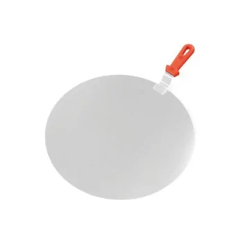 Aluminum Pizza Peel Short Handle - D: 12 5/8"