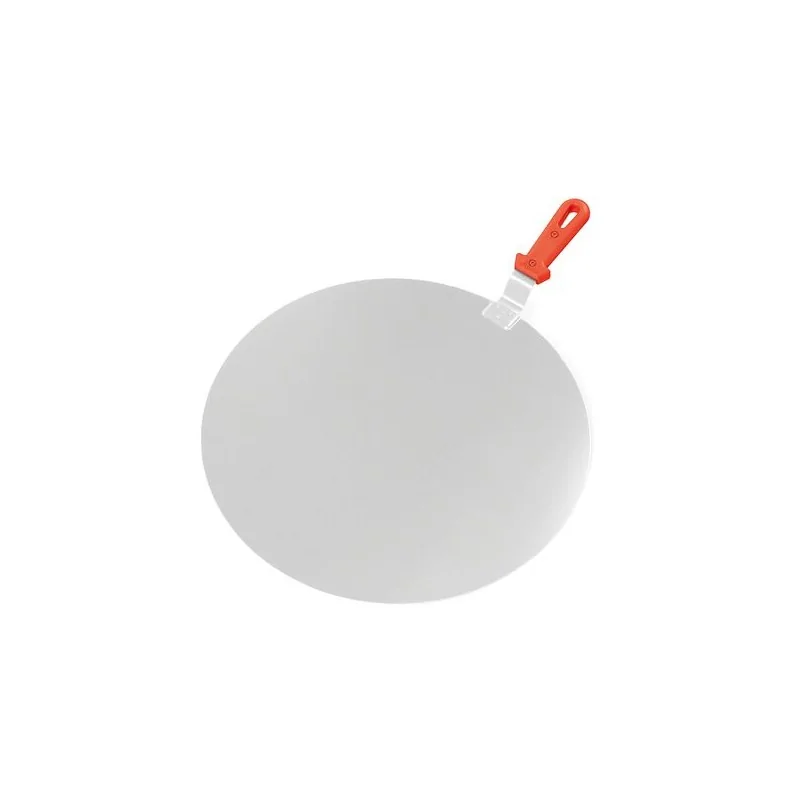 Aluminum Pizza Peel Short Handle - D: 12 5/8"