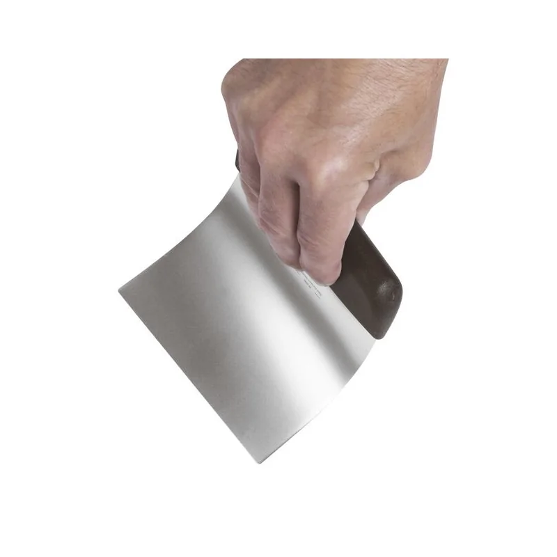Stainless Steel Dough Scraper Flex - 4 3/4" x 3 3/4"