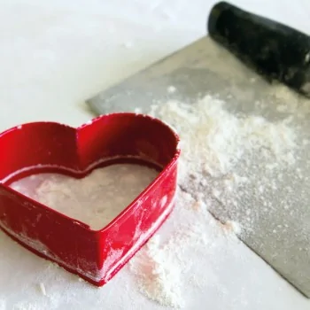 Stainless Steel Dough Scraper - 3 1/2" x 7 1/8"