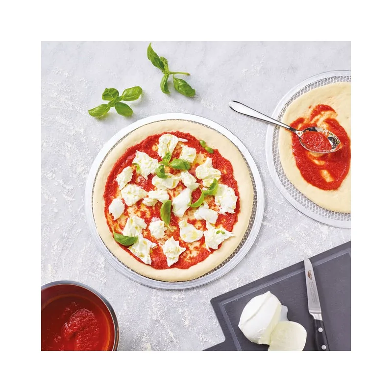 Aluminum Pizza Screen - D: 17 3/4"