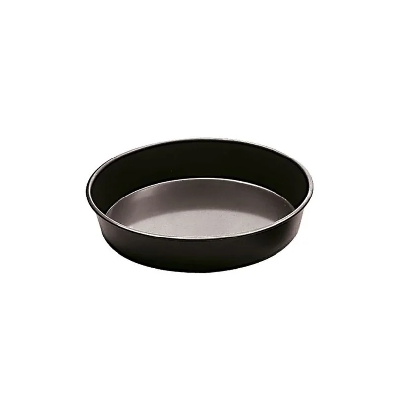 Blue Steel Baking Pan - D: 9 1/2" H: 1 3/8"