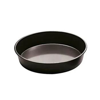 Blue Steel Baking Pan - D: 8 5/8" H: 1 3/8"