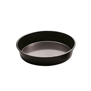Blue Steel Baking Pan - D: 7 7/8" H: 1 3/8"