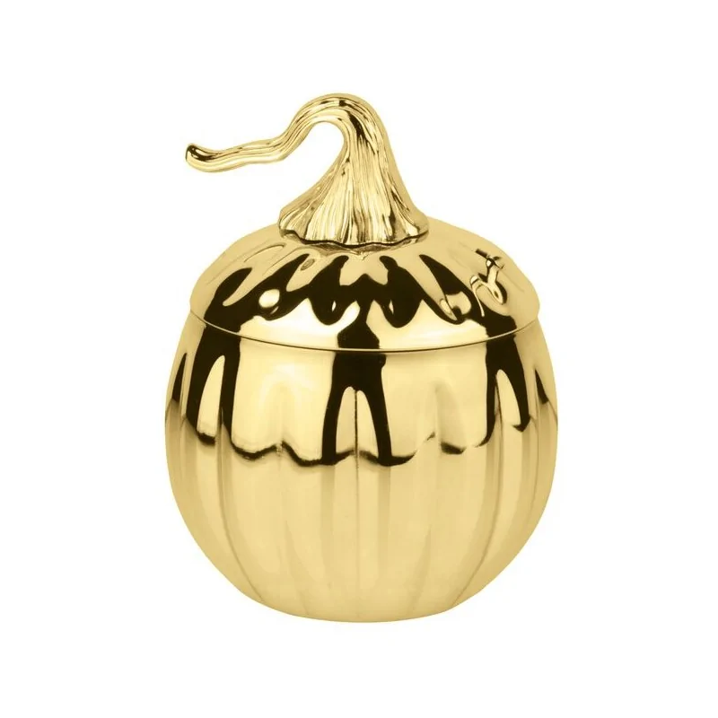 Stainless Steel Pumpkin Mug Gold - 24 oz - D: 4” H: 5¾”
