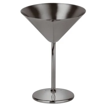 Martini Glass Black - 6 3/4 oz - D: 4¾” H: 6½”
