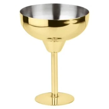 Margarita Glass Gold - 7 2/5 oz - D: 4⅛” H: 5½”