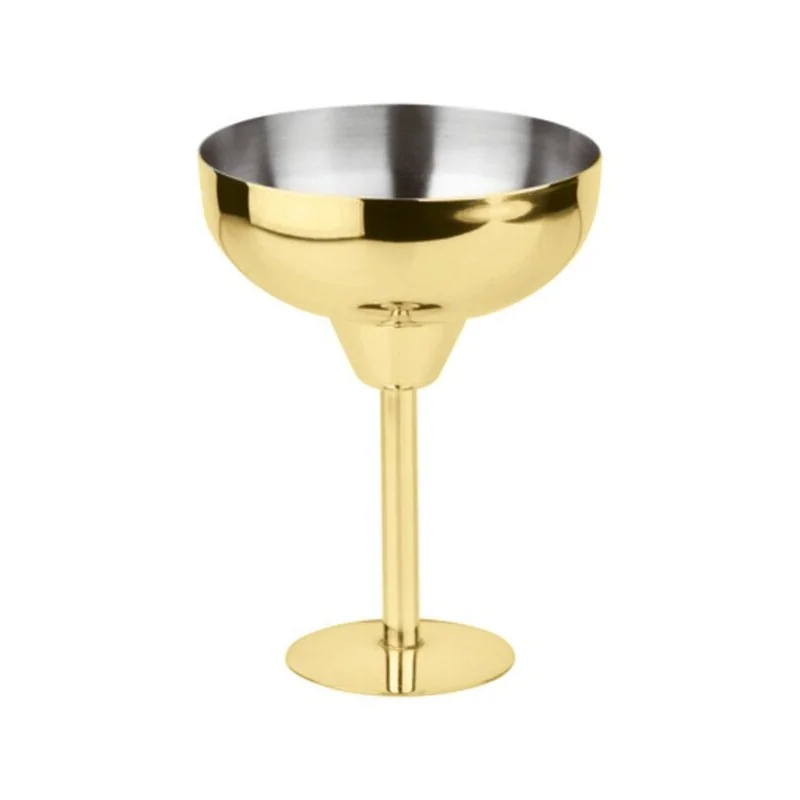 Margarita Glass Gold - 7 2/5 oz - D: 4⅛” H: 5½”