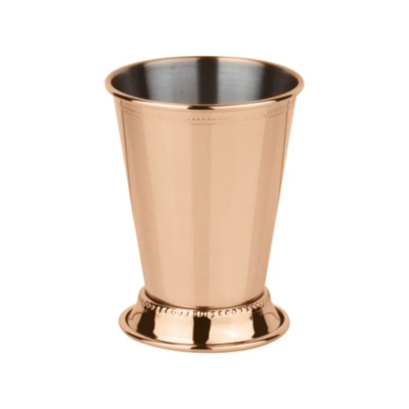 Mint Julep Cup with Base Copper - 12 4/5 oz - D: 3⅜” H: 4⅛”