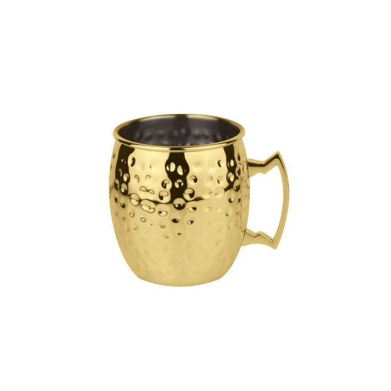 Moscow Mule Mug Gold - 17 oz - D: 3 3/8" H: 3 3/4"