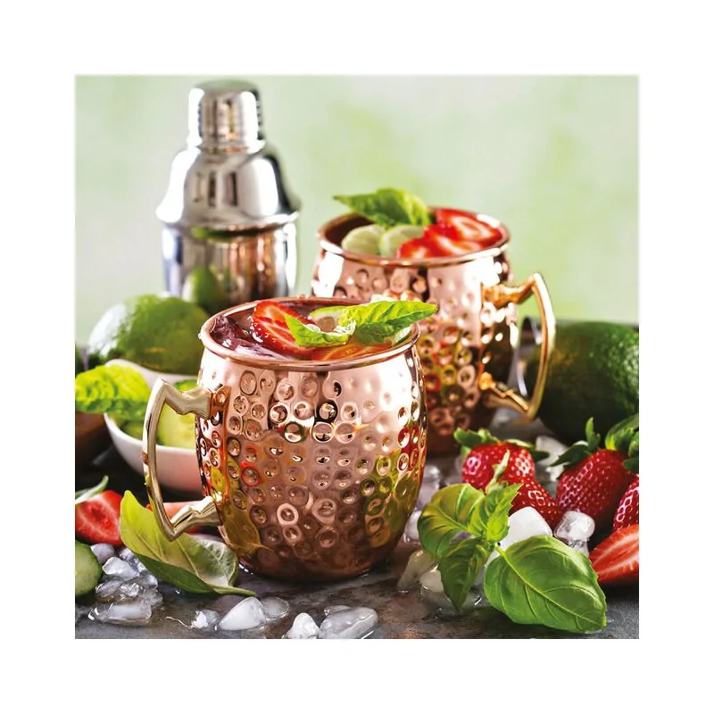 Moscow Mule Mug Copper - 18 1/2 oz - D: 3 1/2" H: 3 3/4"