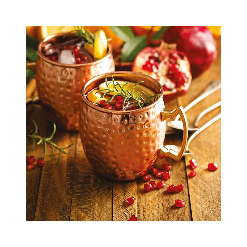 Moscow Mule Mug Copper - 18 1/2 oz - D: 3 1/2" H: 3 3/4"