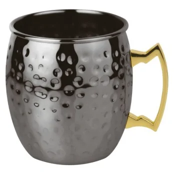 Moscow Mule Mug Black - 17 oz - D: 3 3/8" H: 3 3/4"