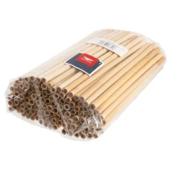 Straws Bamboo Pack of 110 - D: 3/8" Length: 10"