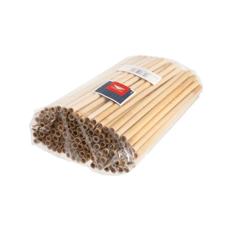 Straws Bamboo Pack of 110 - D: 3/8" Length: 10"