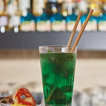 Straws Bamboo Pack of 150 - D: 1/4" Length: 10"