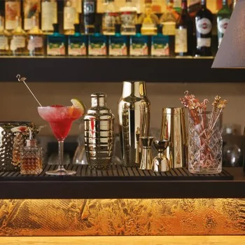 Skull Stirrers Gold Set of 4 - Length: 7 1/4"