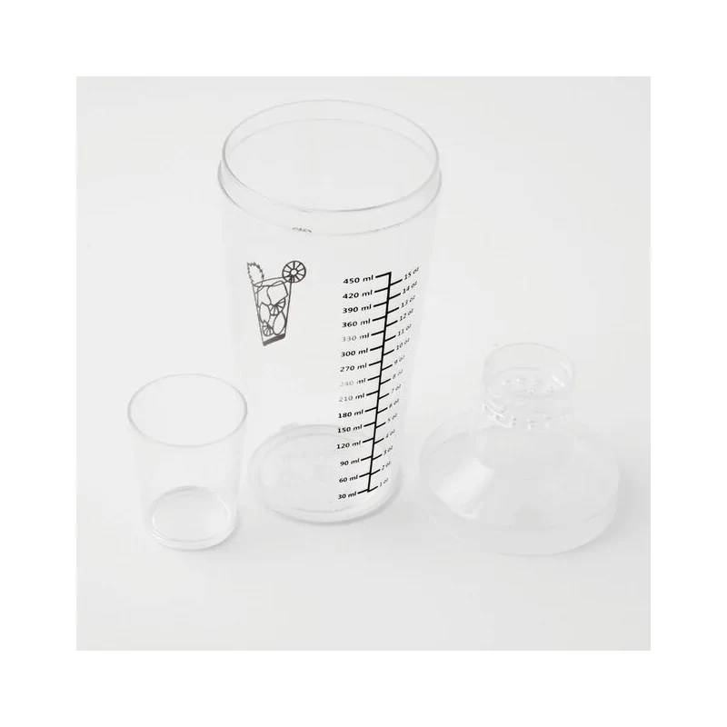 Cocktail Shaker with Recipes - 14 1/4 oz