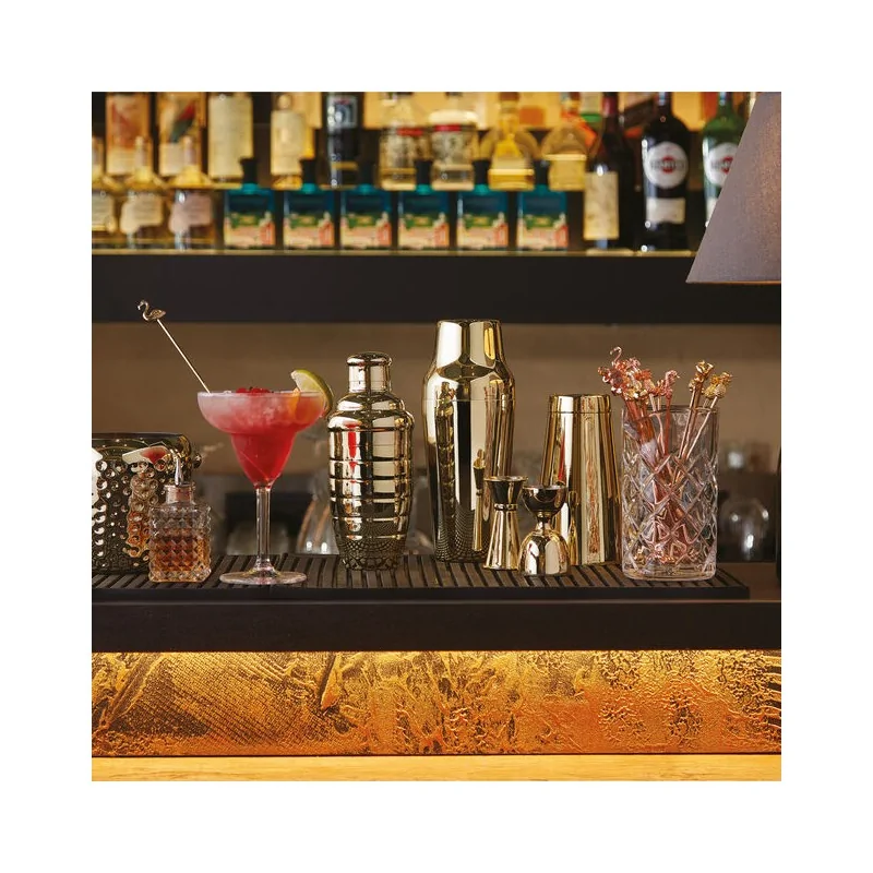 Parisian Shaker Gold - 23 3/4 oz - D: 3 3/4" H: 9 1/2"