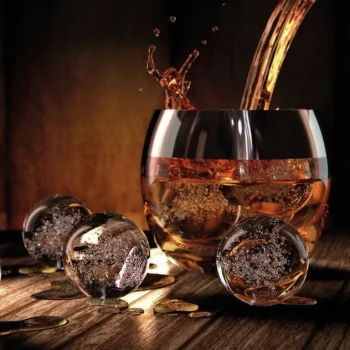 Mold for Ice-Balls - 3 1/2 oz - 9 1/2" x 3 3/8" x 2 1/2"H: 5¾”