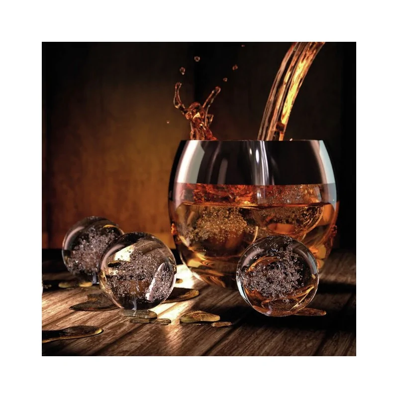 Mold for Ice-Balls - 3 1/2 oz - 9 1/2" x 3 3/8" x 2 1/2"H: 5¾”