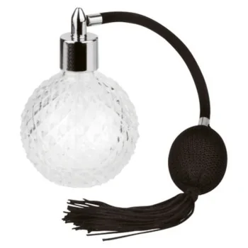 Vintage-Style Atomizer - 3 1/2 oz - D: 2 1/2" H: 2 7/8"