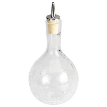 Dash Bottle with Dispenser Round - 11 1/4 oz - D: 3 5/8" H: 6"