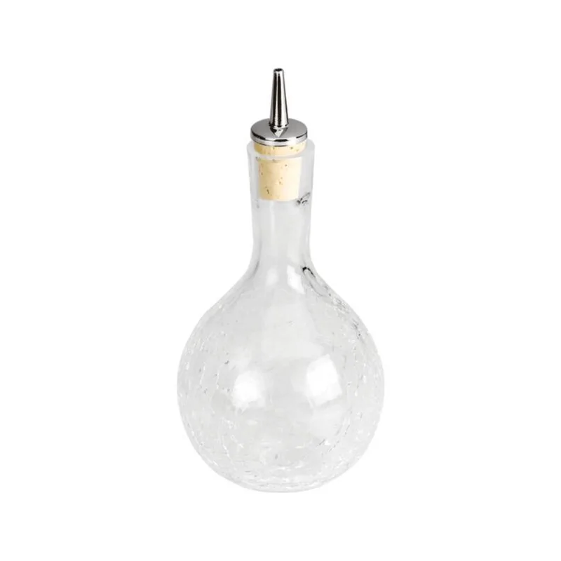 Dash Bottle with Dispenser Round - 11 1/4 oz - D: 3 5/8" H: 6"