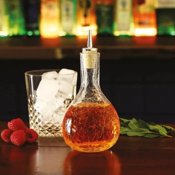 Dash Bottle with Dispenser Round - 11 1/4 oz - D: 3 5/8" H: 6"