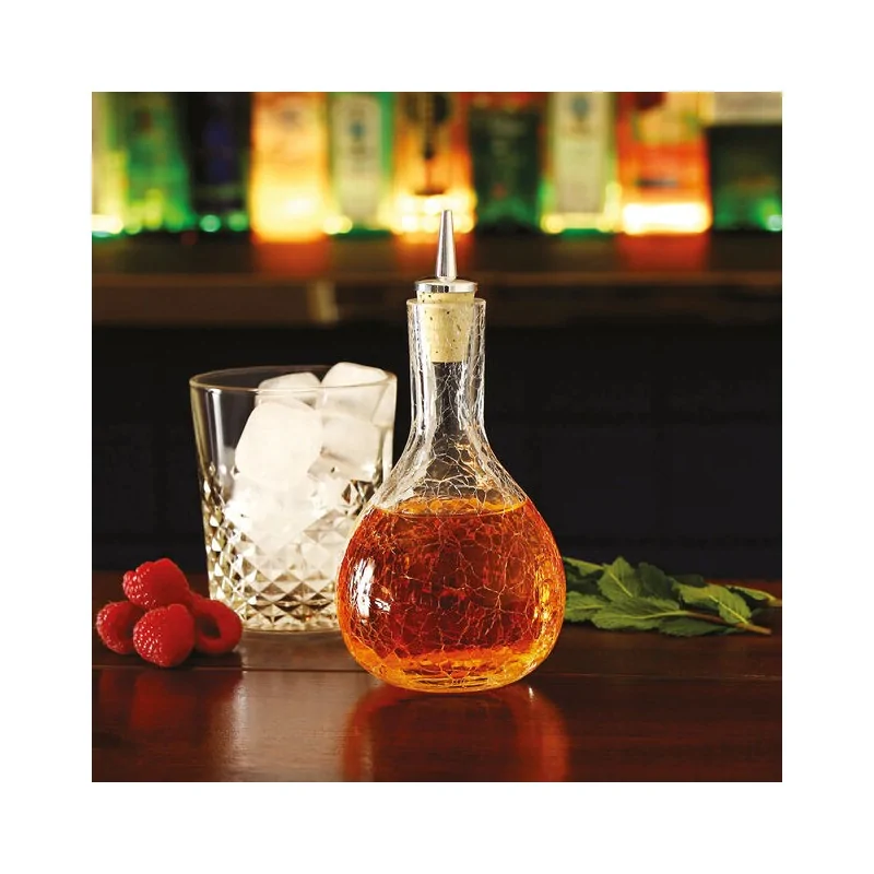 Dash Bottle with Dispenser Round - 11 1/4 oz - D: 3 5/8" H: 6"