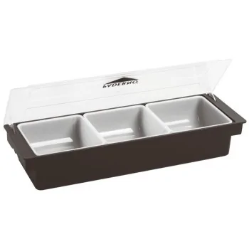 Condiment Holder 3 Compartments - 40 oz - 19 1/4" x 5 7/8" x 3 1/2"