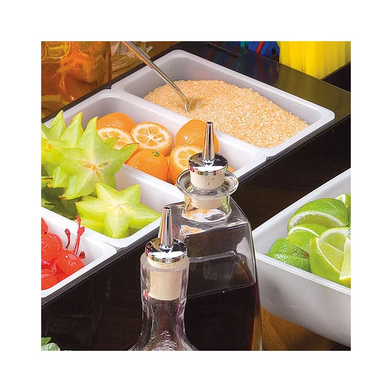 Condiment Holder 3 Compartments - 40 oz - 19 1/4" x 5 7/8" x 3 1/2"