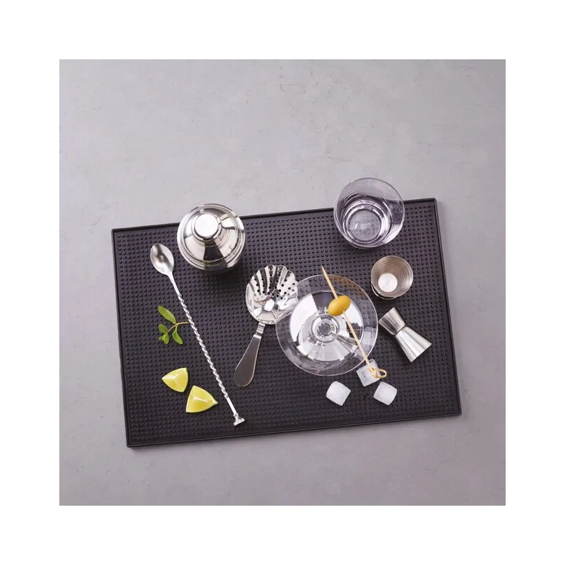 Bar Mat Black (Skid Resistant) - L: 17 3/4" W: 11 3/4"