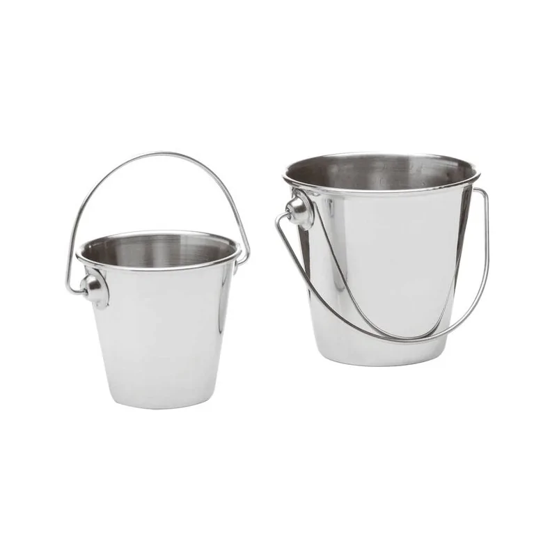 Mini Pails Set of 4 - 5 oz - D: 2⅞” H: 2¾”