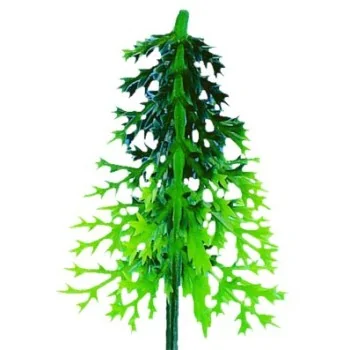 Buche Log Cake Decoration - Two-Tone Fir Tree - 50cm - 100 pcs