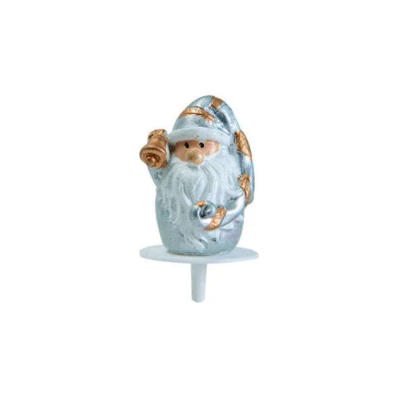 Buche Log Cake Decoration - Santa Claus In A Bonnet - 35 mm - 50 pcs
