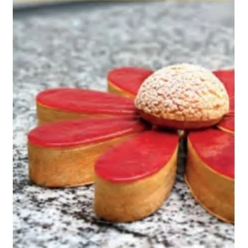 Stainless Steel Perforated Petal Shape Tart Ring - 100 mm x 45 mm x h 30 mm
