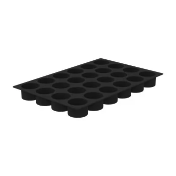 Silikomart Professional SQ096 Cylinders Pastry Mold - ø80 mm x h 45 mm - 225 ml