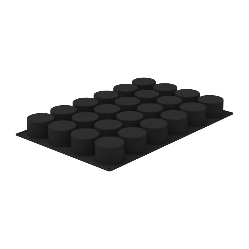 Silikomart Professional SQ096 Cylinders Pastry Mold - ø80 mm x h 45 mm - 225 ml Silikomart Professional SQ096 Cylinders Pastry Mold - ø80 mm x h 45 mm - 225 ml