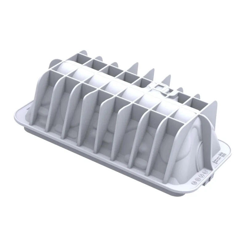 Silikomart Professional Winter Cottage 1100 Pastry Log Mold - 230 mm x 105 mm x 75 mm - 1100 ml Silikomart Professional Winter Cottage 1100 Pastry Log Mold - 230 mm x 105 mm x 75 mm - 1100 ml